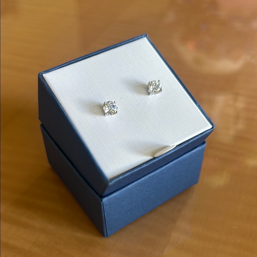 Elegant Silver Stud Earrings